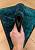 Бирюзовый коврик для ванной Timber 02 Green