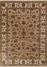 дизайн ковра Kashan gold 10/10 SKC-36-3-Camel/Ivory