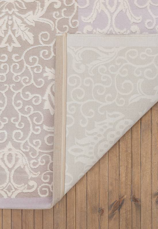 Турецкий синтетический ковер 12439-Cream-1