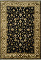 Ковер ручной работы Kashan gold 10/10 CH-102-Black/Ivory