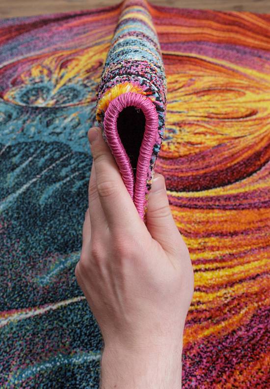 Недорогой синтетический ковер C013-Multicolor