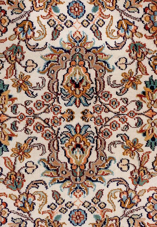 Шелковый ковер ручной работы 234749-Shah Abas beige/salmone