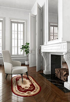 ковер в интерьере Prestige 8539-51036