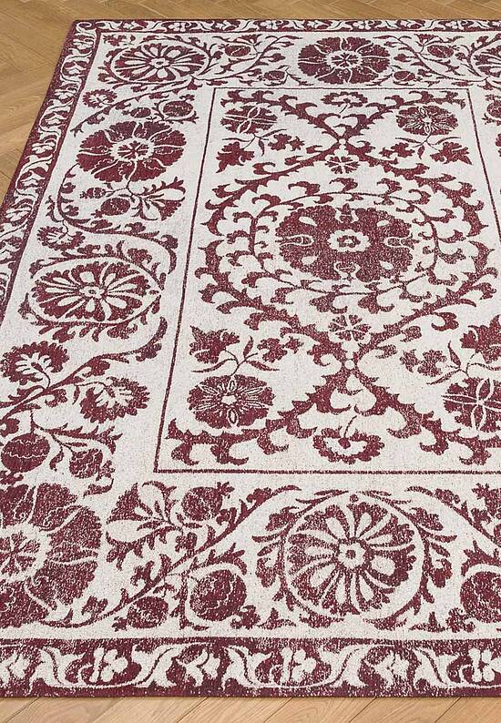 Винтажный безворсовый ковер LM6079-L395