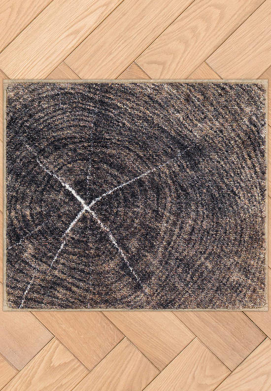 Коричневый коврик для ванной Timber 03 Brown