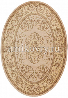 Ковер Tibetan Carpet QJ0312MB-1-beige/pink овал