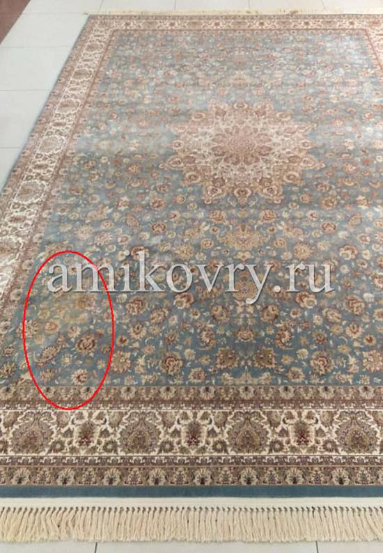 Высокоплотный ковер из вискозы 2M081-Blue discount1