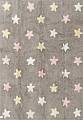 Ковер ручной работы Lorena Canals Cotton Stars Tricolor Grey-Pink