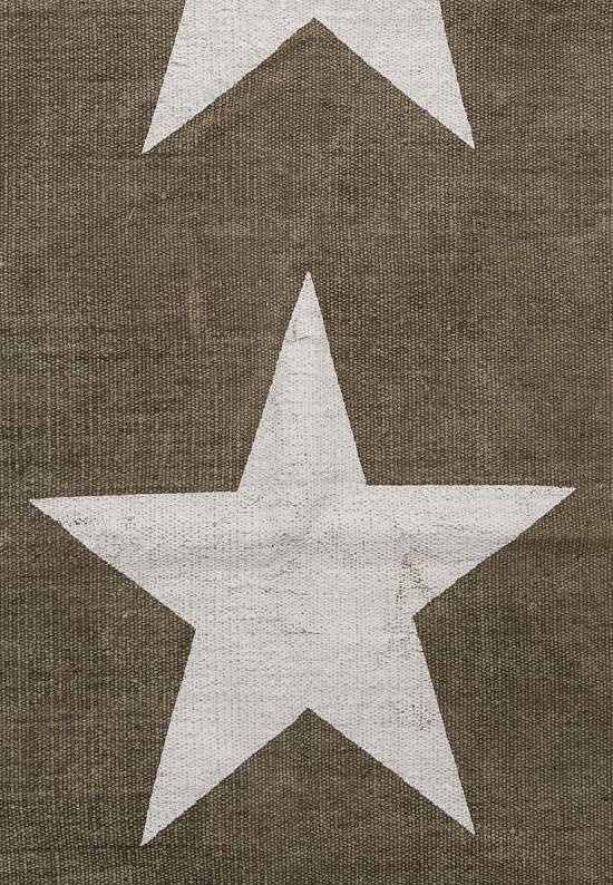 Безворсовый ковер из хлопка JHC-17 beige-white five stars