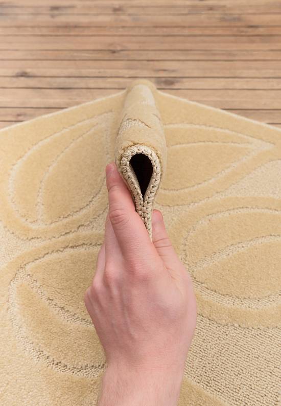 Бежевый коврик для ванной Flora 2540 Beige
