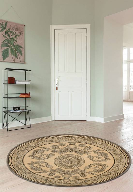 Шерстяной ковер QJ0400TRSA-natural grey/beige