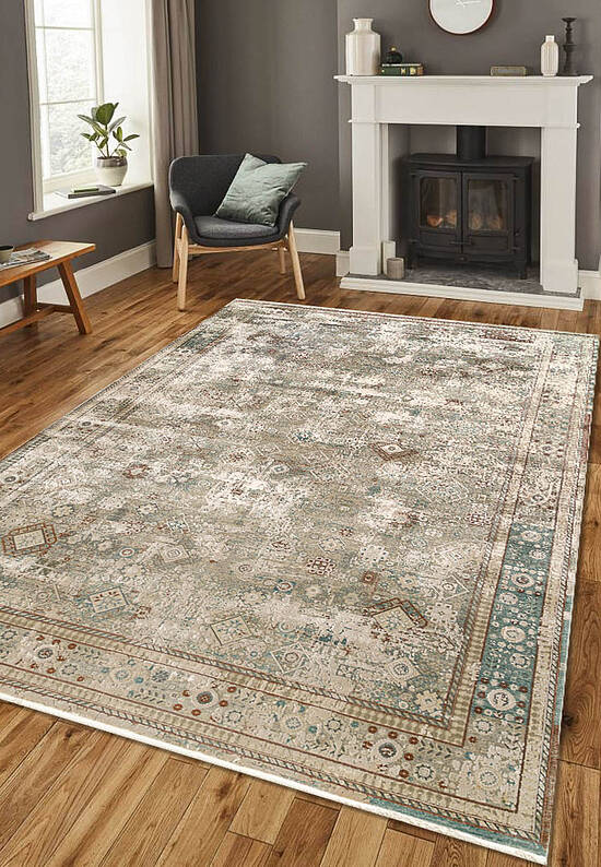 Турецкий ковер из вискозы BBL 03 Beige