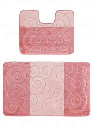 дизайн комплекта ковриков для ванной Confetti Bath Maximus Sile 2580 Dusty Rose PS