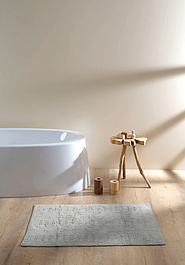 коврик для ванной в интерьере Irya Bath Togo-Gray