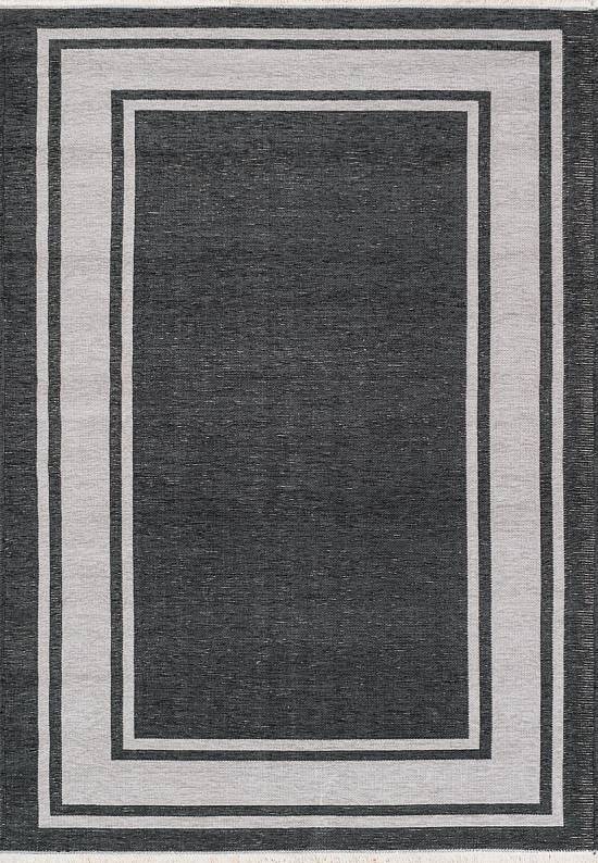 Двусторонний безворсовый ковер NK 06 Antrasit Grey