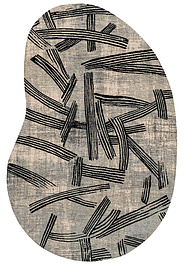 дизайн безворсового ковра Reflection LR6251-L428 outdoor фигура