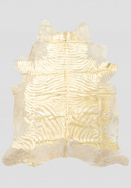 дизайн натуральной шкуры коровы Имитация зебры золото на белом 9