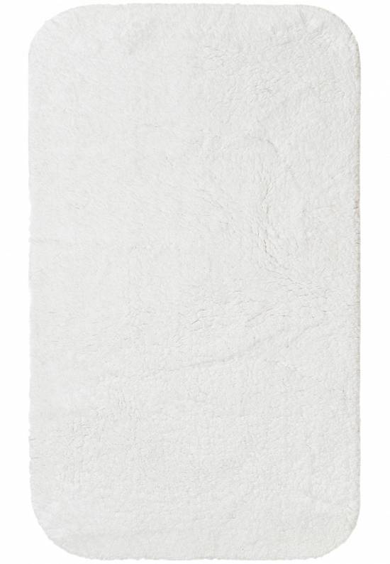 Белый коврик для ванной Organic Soft 1601 White