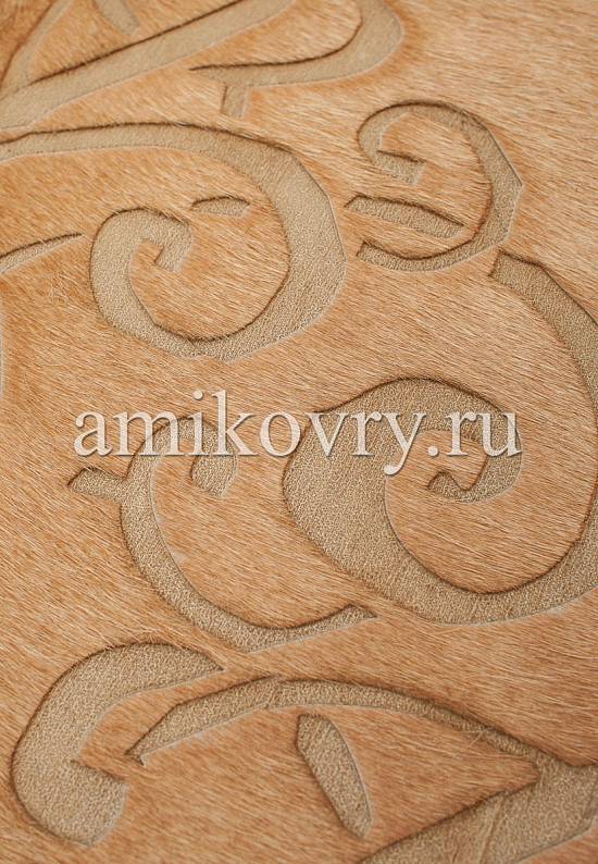 Натуральная шкура коровы хай-тек Sasha D19 cream