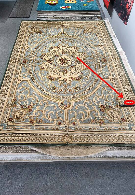 Бельгийский вискозный ковер RV335-R104 discount5