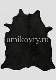 дизайн натуральной шкуры коровы Крашеная в черный 829