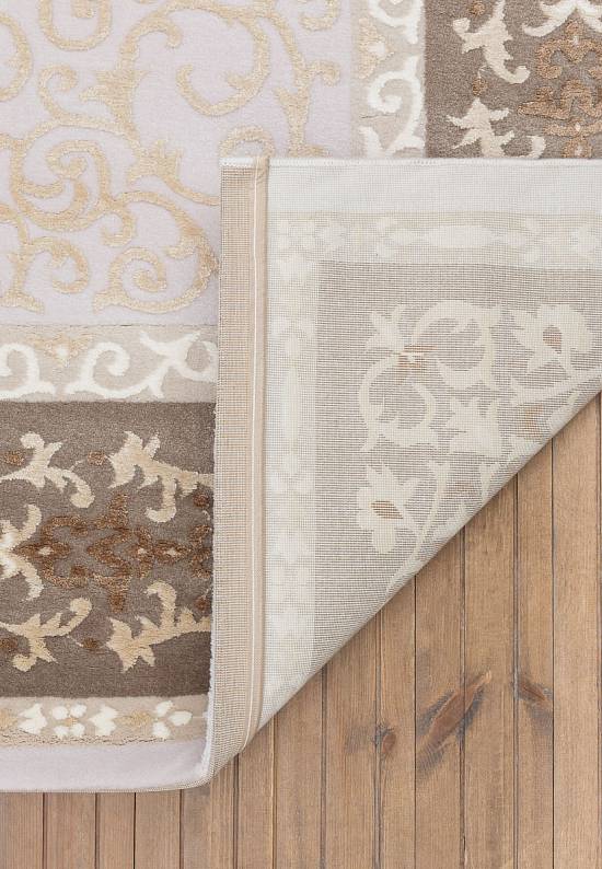 Турецкий синтетический ковер 12451-Cream