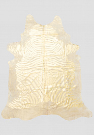 дизайн натуральной шкуры коровы Имитация зебры золото на белом 11