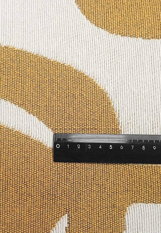 Безворсовый ковер из хлопка ARN 07 White Yellow discount