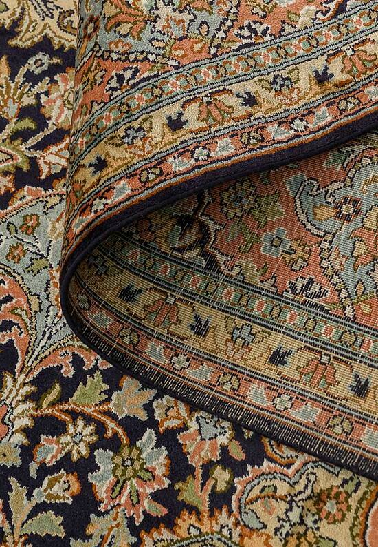 Шелковый ковер ручной работы IIST-GI9KK292Z Kashan Blue