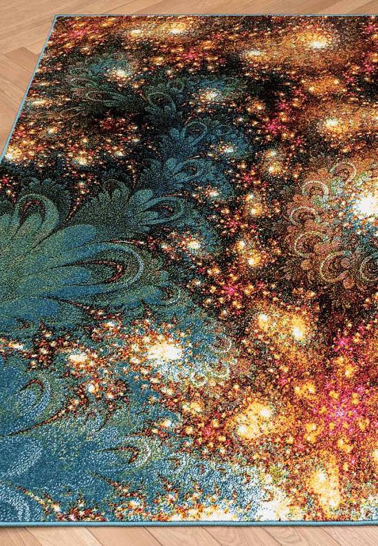 Недорогой синтетический ковер C011-Multicolor
