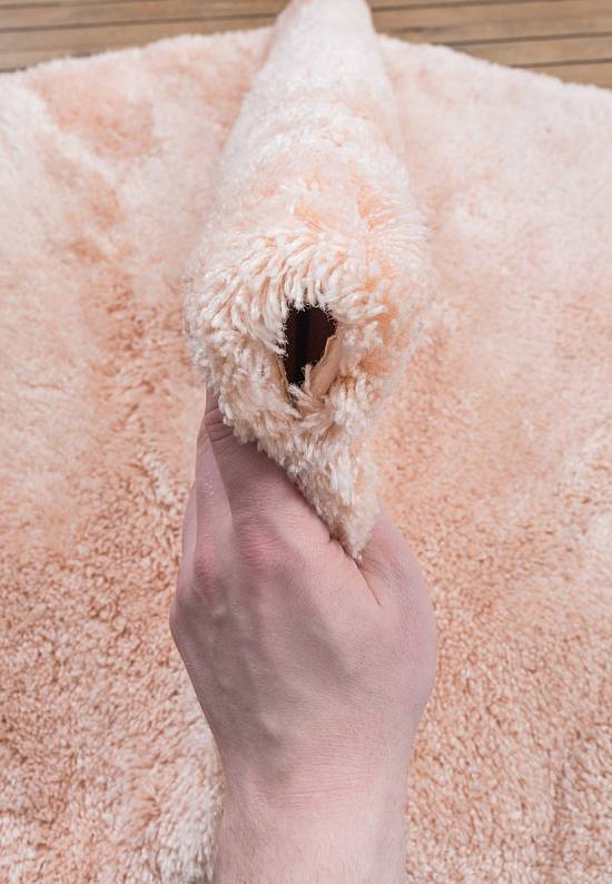 Розовый мягкий коврик для ванной 3522 Powder Pink
