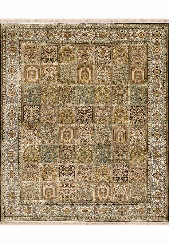 Шелковый ковер ручной работы 324750-Bakhtiari Beige/Blue