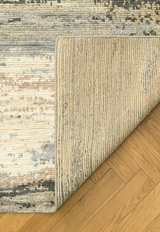 Ковер ручной работы 5/16 RE-1346-Natural White/Medium Taupe