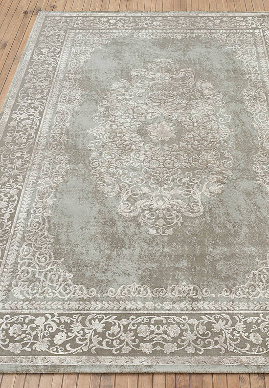 Винтажный серый ковер из Турции BI06A