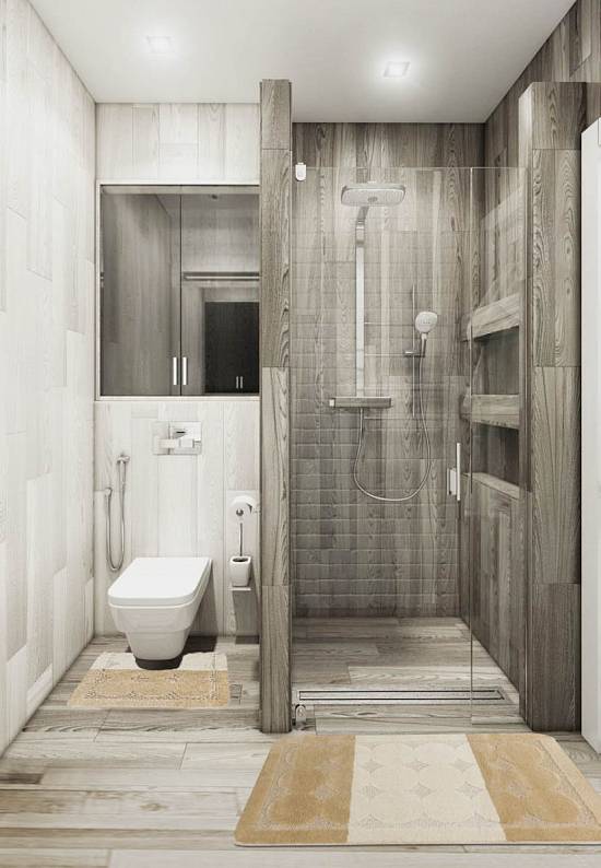 Бежевый комплект ковриков для ванной комнаты и туалета Edremit 2540 Beige BQ