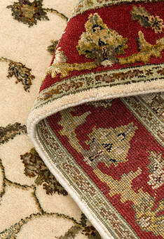 фактура ковра Kashan gold 10/10 CH-102-5-Ivory/Red