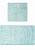 Комплект ковриков для ванной и туалета Lumber 02 Turquoise