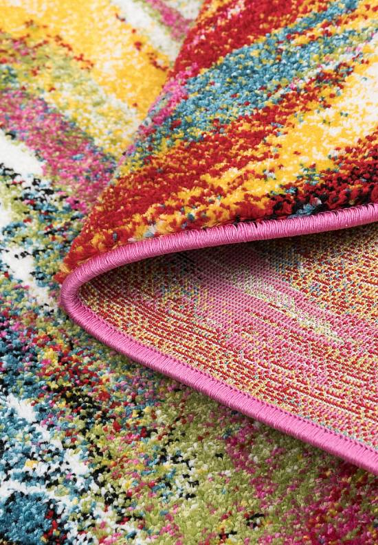 Недорогой синтетический ковер 2950-Multicolor