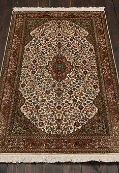 ковер в перспективе против ворса Cashmir 243814-Kerman beige/rust