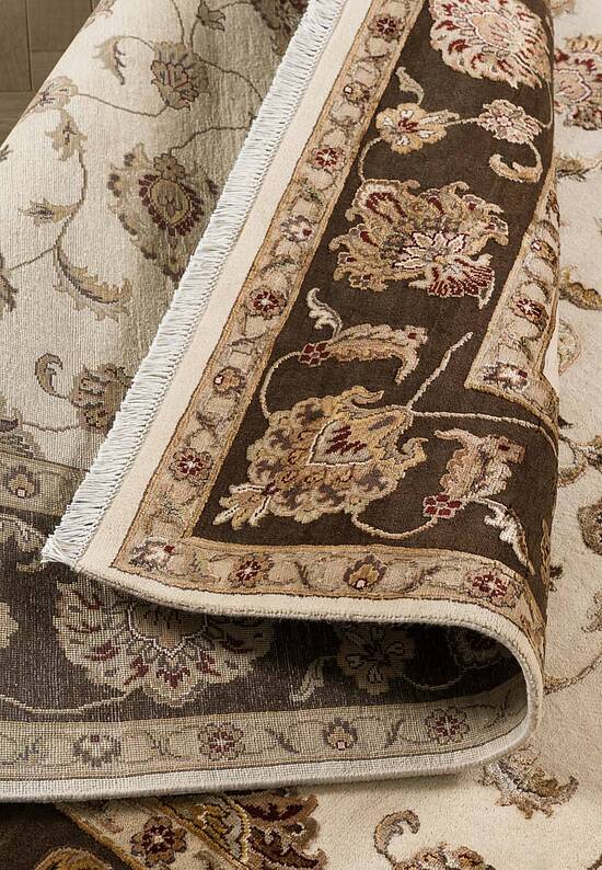 Элитный ковер ручной работы 10/10 AM-101-3-Ivory/Brown
