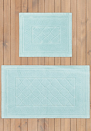 дизайн комплекта ковриков Confetti Bath Cotton Salda 02 Mint Green