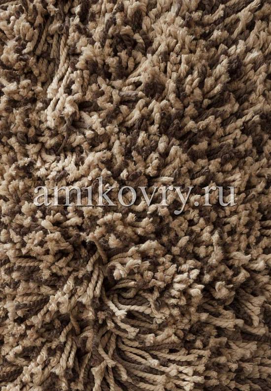 Ковер с длинным ворсом шегги no3-beige-grey