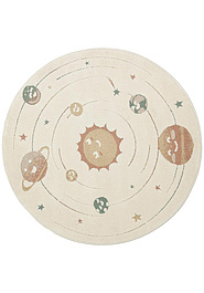дизайн ковра Piccolo PCL 02 Cream Multy круг