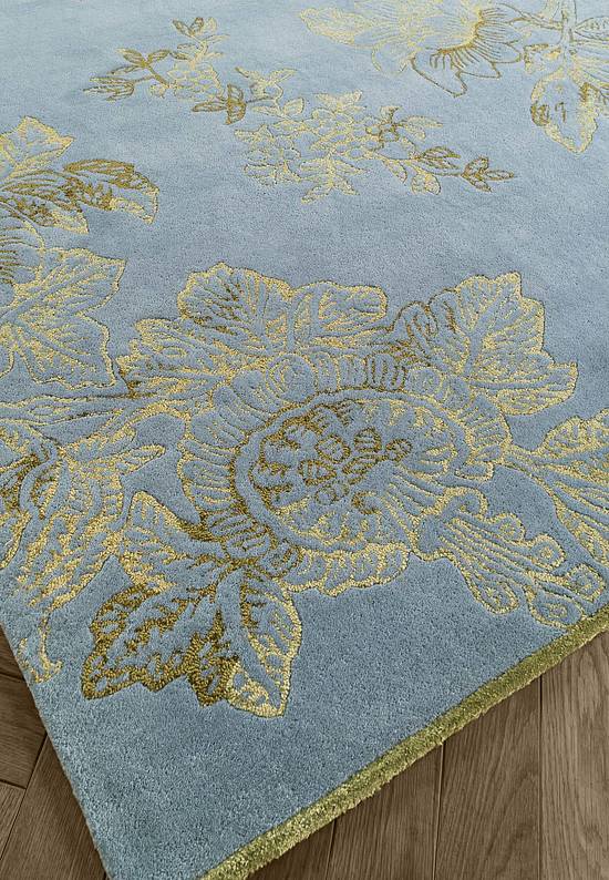 Шерстяной ковер Tonquin Blue Gold