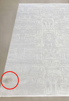 дефект ковра Sateen ST 08 White XW discount2