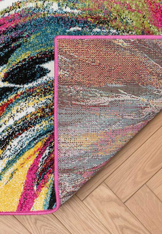 Недорогой синтетический ковер 2950-Multicolor