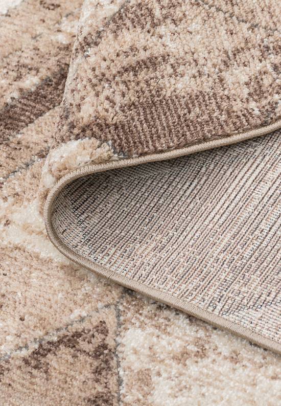 Недорогой ковер из полиэстера O0198-070 Beige