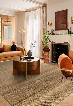 ковер в интерьере Ligne Pure Dune 192.001-100