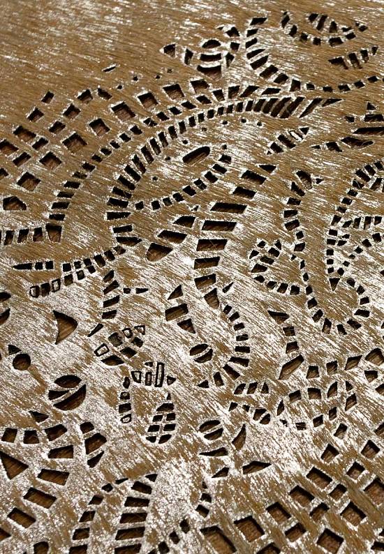 Натуральная шкура коровы хай-тек Beige Mix Silver Jungle