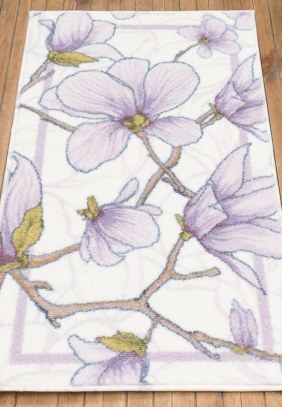 Светлый коврик для ванной  Interlace 01 Lilac
